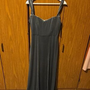 After Six Charcoal Maxi Dress